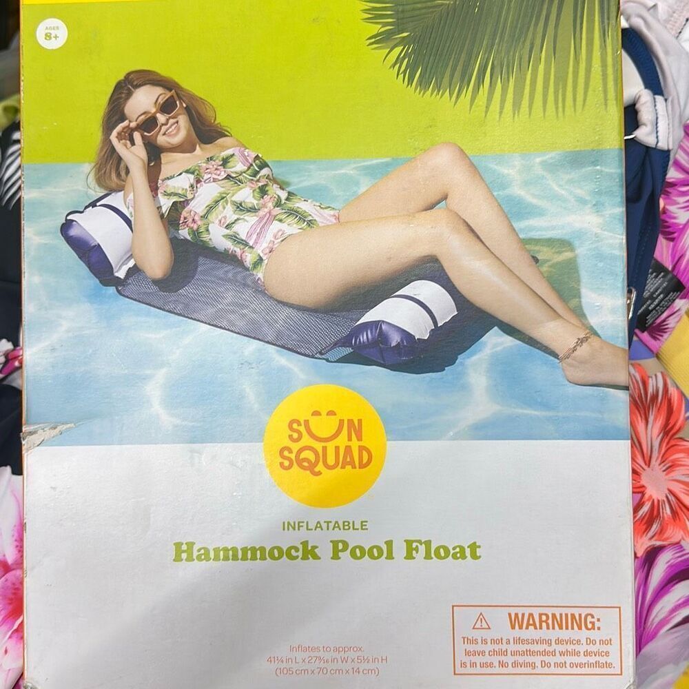 SUN SQUAD Pineapple Pool Float Yellow 5ft 9 in - Picture 2 of 3